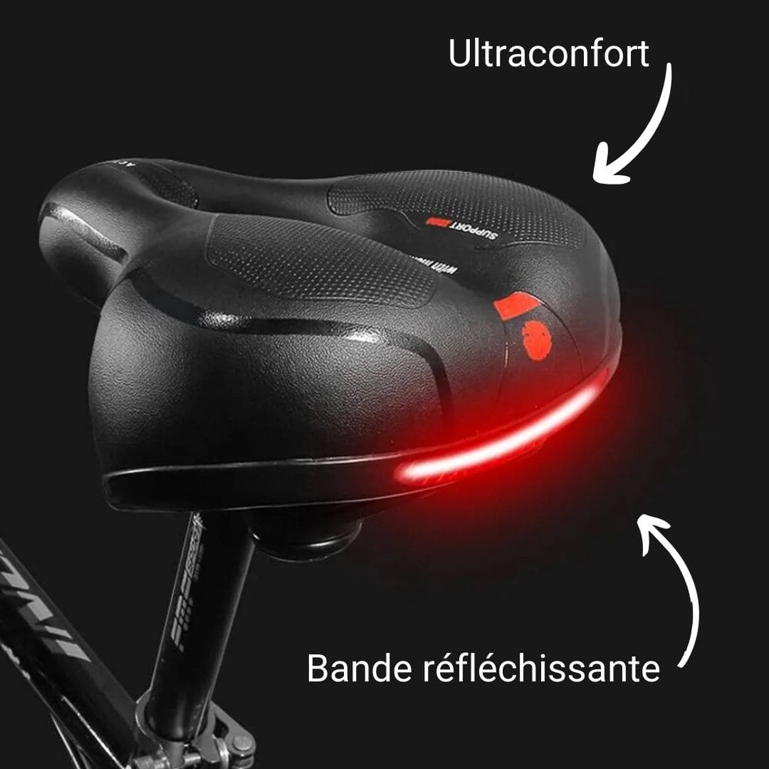 Selle de Vélo Selle VTT Siège de Vélo Selle Vélo de Route Gel Confortable  Creusant pour VTT Bicyclette Cyclisme TIGE DE SELLE Vert